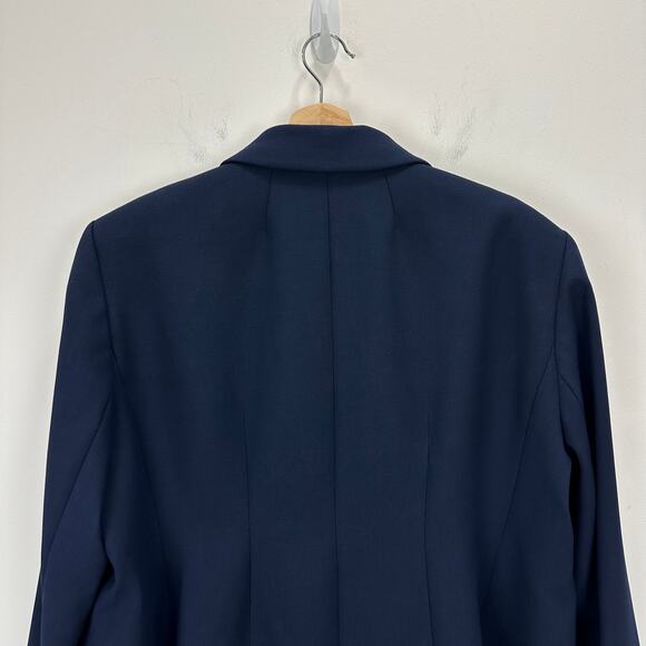 J.Crew Double Breasted Blazer Jacket Four Season Stretch Womens Navy US 20 NWT - Picture 13 of 16
